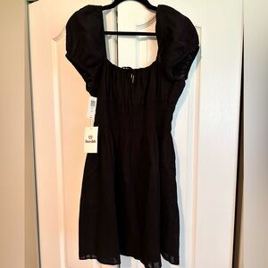 Aritzia Sun-Deh Kay mini dress Large Black New
